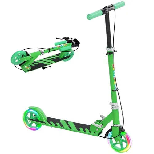 AIYAPLAY Kinder Scooter – Höhenverstellbarer Cityroller für Abenteuer - Spiel & Spaß – Der AIYAPLAY Cityroller begeistert mit verstellbarem Griff für Kinder von 3-8 Jahren und stabilen Power-Rädern, die mit zunehmender Geschwindigkeit leuchten. Ideal für sichere und rasante Fahrten!