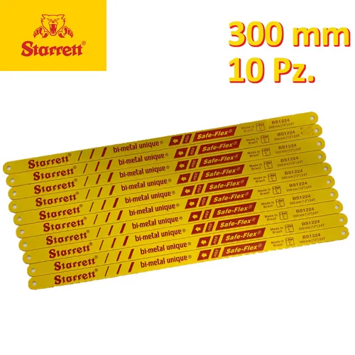Starrett 10 Handsägeblätter 300×13×0,60 mm – 10 Stück