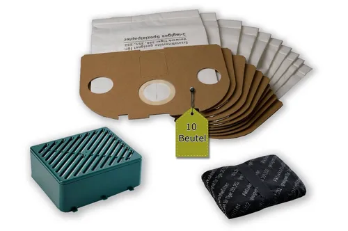 eVendix Staubsaugerbeutel passend für Vorwerk Tiger VT 250 - 252, passend für Vorwerk, 1 St., Vorwerk Tiger VT 250, 251, 252