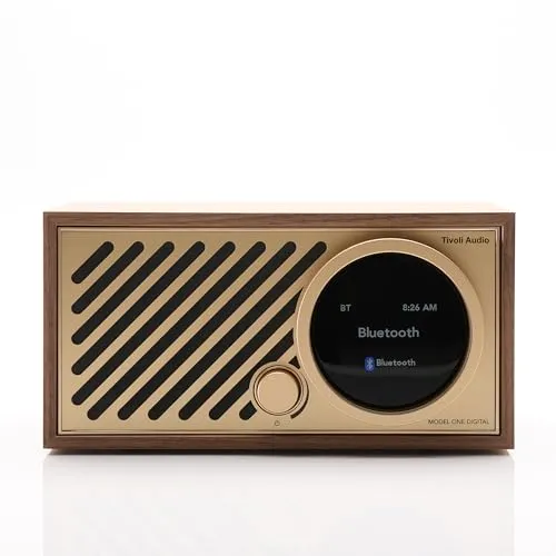 Tivoli Audio Model One Digital Wi-Fi & Bluetooth FM Radio – Gen 3 (Walnuss/Gold)