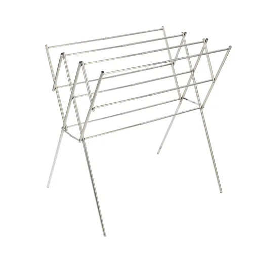 Ausziehbarer Wäscheständer aus rostfreiem Edelstahl - Wäscheständer aus rostfreiem Edelstahl, langlebig und platzsparend durch ausziehbare Funktion – ideal für jedes Zuhause.