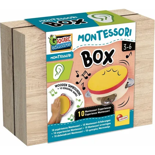 Lisciani - Montessori Box: Hören - Sensorisches Hörkit für Kinder ab 3 Jahren - Entdeckung der Klänge - Auditives Erwachen - Bildungsspiel - Sinneserweckung