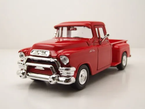 GMC Blue Chip Pick Up 1955 rot 1:24 Modellauto