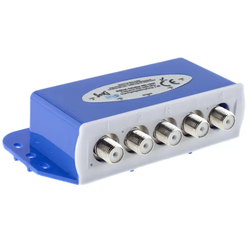 1x DiseqC Schalter Switch 4/1 mit Wetterschutzgehäuse 4X SAT LNB 1 x Teilnehmer