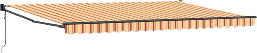 vidaXL Einziehbare Markise Creme 500 × 300 cm - Moderne Markise für Terrassen und Gärten, einziehbar für anpassbaren Schatten und einfache Nutzung. Strapazierfähige Materialien garantieren Langlebigkeit und Pflegeleichtigkeit.