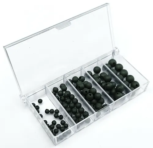 Behr Gummi-Perlen Sortiment 100 Stück 4-8mm