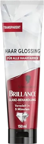 Brillance Glanz-Behandlung, Haar Glossing Neutral (150 ml) - Haarfarben-Glasuren – Intensiviert die Haarfarbe und sorgt für strahlenden Glanz, hält bis zu 6 Haarwäschen, vegan und einfach anzuwenden wie eine Haarmaske.
