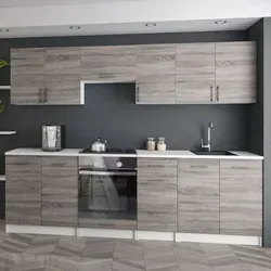 roe furniture Küchenzeile Sonoma Eiche Dunkelbraun