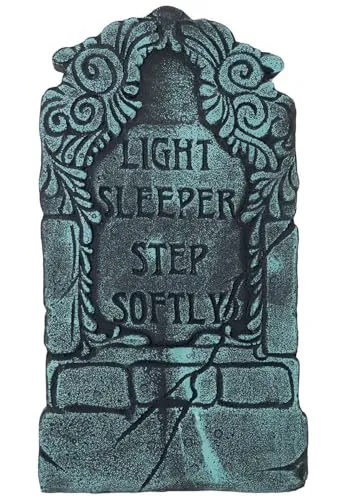 FIESTAS GUIRCA Halloween Grabstein Dekoration Leichter Schläfer..., 43 x 22 cm