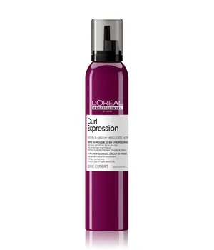L'Oréal Professionnel Série Expert Curl Expression 10 in 1 Cream in Mousse (250 ml) - Spezielle Mousse für lockiges und welliges Haar, bietet 10 Vorteile wie Feuchtigkeit, Definition und Hitzeschutz bis 230°C. Ideal für perfekt definierte Locken.