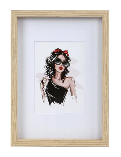 IDEAL TREND Bilderrahmen Brasil Holz Bilderrahmen Bilder Foto Rahmen Fotorahmen Wanddeko Collag, für 1 Bilder (1 St), Passepartout 29 x 44 / 44 x 29 - Rahmenformat 40 x 60 / 60 x 40