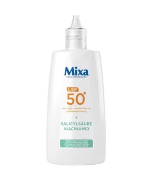 Mixa Tägliches UV-Fluid LSF50+ - Hochwirksame Sonnencreme mit LSF50+, schützt zuverlässig vor UV-Strahlung und sorgt für ein mattiertes Hautbild. Ideal für die tägliche Pflege, unterstützt die Hautklarheit und sorgt für ein frisches Aussehen.