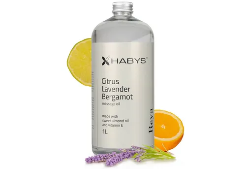 Habys Massageöl REYA Citrus, Lavender, Bergamot Öl 1L