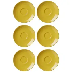 Untertasse für Espresso 6er Set Doppio sonnengelb von Ritzenhoff & Breker