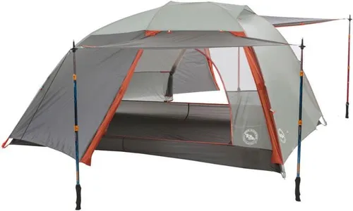 Big Agnes Copper Spur HV UL3 mtnGLO Geodätzelt - Ultraleichtes 3-Personen Zelt mit mtnGLO Beleuchtung, ideal für Rucksacktouren, einfach aufzubauen und zwei Türen für bequemen Zugang.