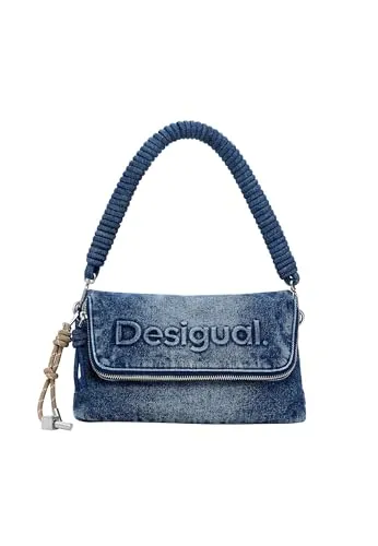 Desigual Damen Bag_Half Logo, blau von Desigual