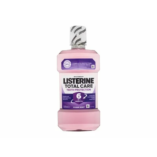 Listerine Total Care Mundwasser 500 ml - 6 in 1 Zahnschutz - Listerine Total Care Mundwasser, 500 ml, für den umfassenden Zahnschutz. Bekämpft Zahnbelag, erfrischt den Atem und unterstützt die Gesundheit des Zahnfleisches. Ideal für die tägliche Mundpflege.