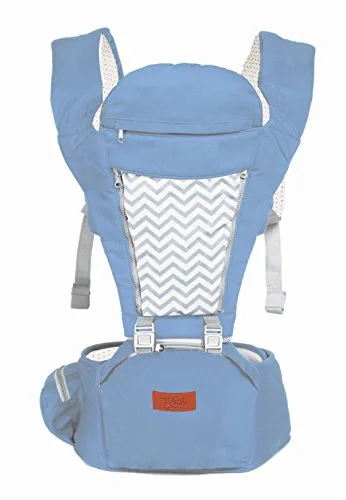 Betz Babytrage für Neugeborene & Baby Bauchtrage Rückentrage bis 15 kg Farbe blau