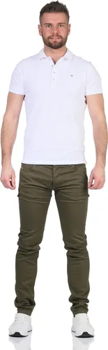 Diesel Herren Hose Jeans Slim Skinny R-Troxer-A in Khaki, W32 - Stylische Jeans von Diesel im Slim Skinny Schnitt. Der Stretchanteil sorgt für optimalen Tragekomfort, während der 5-Pocket-Stil und die Kontraststeppnaht das moderne Design unterstreichen.
