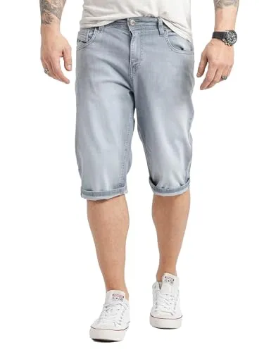 Rock Creek Herren Shorts Jeansshorts Denim Stretch Sommer Shorts - Herren-Shorts aus Baumwolle mit Stretch für optimalen Komfort, im Regular Fit und mit sportlichem Look. Ideal für warme Sommertage!
