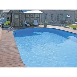 Stahlmantel Ovalbecken 1,20 M Hoch Folie 0,6 Mm 600 X 320 Cm