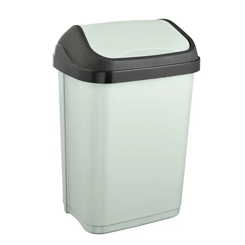 keeeper Swantje Mülleimer 10 l, Rechteckig, Soft Green in grün von keeeper