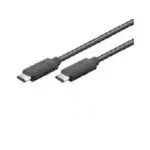 Microconnect USB C/USB C, 0.5 m 0.5 m USB C USB C schwarz