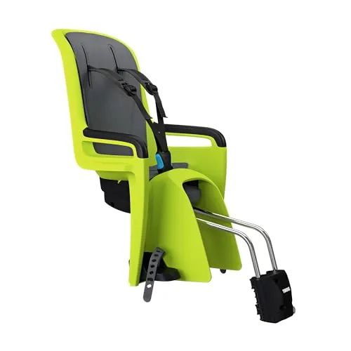 Thule Unisex Jugend Along 2 Kindersitz, Lime - Kinderfahrsitz mit höchstem Komfort und einfacher Montage, ideal für sichere Fahrradtouren mit den Kleinen.