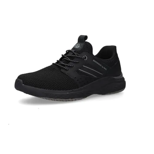 Dockers by Gerli Sneaker Schwarz Gr. 46 - Sportlich-lässige Dockers Sneaker in Schwarz, ideal für Alltag und Freizeit. Mit bequemer Passform und flexibler Laufsohle für ein angenehmes Laufgefühl. Strapazierfähige Materialien sorgen für Langlebigkeit und Stil.