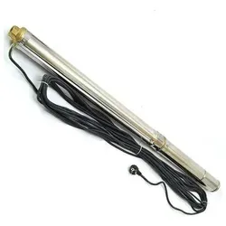DAMBAT IBO Brunnenpumpe 6,3bar - sandresistent und leistungsstark - Wasserpumpen mit 6300 l/h Förderleistung, ideal für Brunnen mit bis zu 5% Sandanteil. Robustes Edelstahl-Design und einfaches Rückschlagventil für zuverlässigen Betrieb.