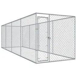 vidaXL Outdoor-Hundezwinger 760x192x185 cm