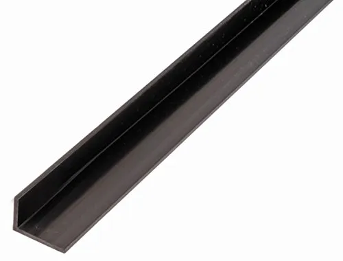 Produktbild Alberts 479077 Winkelprofil | Kunststoff, schwarz | 1000 x 40 x 10 mm