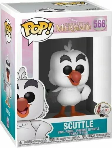 Disney Arielle die Meerjungfrau - Scuttle Funko Pop! Figur - Offiziell lizenzierte Funko POP! Vinyl Figur, ca. 9 cm groß, ideal für Sammler und Fans von Arielle die Meerjungfrau.
