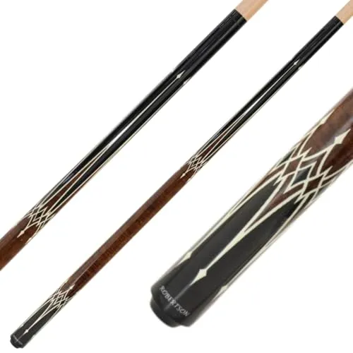 Billard Queue Robertson SE-1 Special Edition 147cm - 2-tlg. Queue in edlem Braun, 147cm lang, ideal für Poolspieler und perfekt für präzise Schüsse.