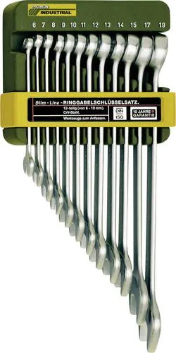 Proxxon SlimLine Ringmaulschlüssel - 13-teiliges Set, vielseitig einsetzbar für präzise Arbeiten in Werkstatt und Haushalt
