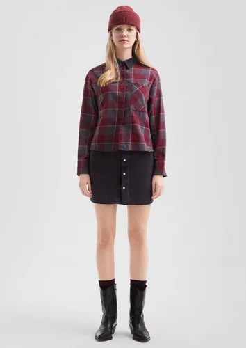 QS Minirock Rock Cord-Minirock mit Knopfleiste