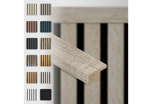 Hexim Wanddekoobjekt APAH06 (Abschlussleiste 137,5x2,7cm passend für unsere Akustikpaneele