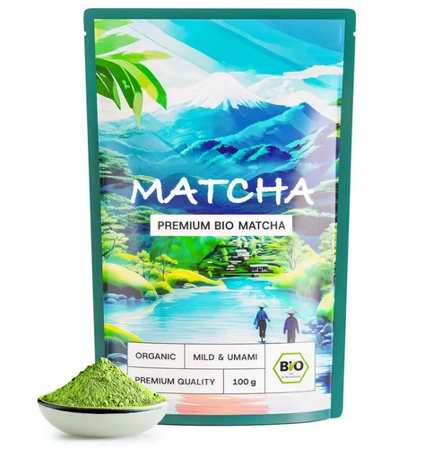 Kemes Tee Matcha Pulver BIO Qualität Premium Grade Original Matchapulver, 1 x, 100% BIO Matcha