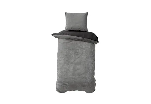 Müskaan Wende Bettwäsche Set Nicky Plüsch - Luxuriöses 2-teiliges Bettwäsche-Set mit Cashmere Touch für optimalen Schlafkomfort. Aus 100% hochwertigem Polyester, maschinenwaschbar und mit YKK-Reißverschluss für langlebige Qualität.
