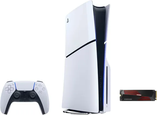 PlayStation 5 Disk Edition (Slim) + Samsung 990 PRO Heatsink interne SSD 2TB 2TB, PlayStation®5