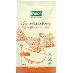 BYODO Knusperecken Roter Reis-Kichererbse (90 g)