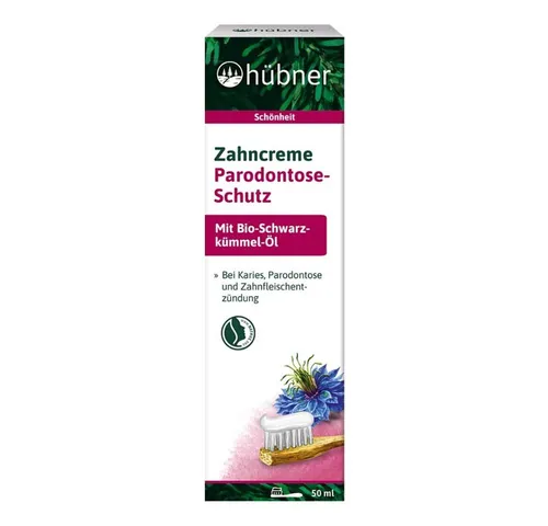 Produktbild hübner Zahnpasta Zahncreme Paradontose-Schutz