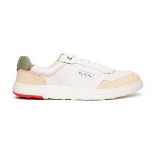 Blusun Barfussschuhe Sneaker BLSN-600+W – Damen Sneaker in Weiß/Beige, Größe 41 - Die Blusun Barfussschuhe BLSN-600+W bieten modernen Komfort und Flexibilität. Die herausnehmbare Einlegesohle und der breite Zehenbereich sorgen für ein natürliches Laufgefühl. Ideal für stilvolle, entspannte Tage!