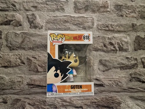 Funko Pop! Goten DBZ Dragonball Z Figur #618 - 10 cm große Actionfigur von Goten aus Dragon Ball Z, ideal für Sammler und Fans der beliebten Anime-Serie. Hochwertige Verarbeitung und im Original verpackt.