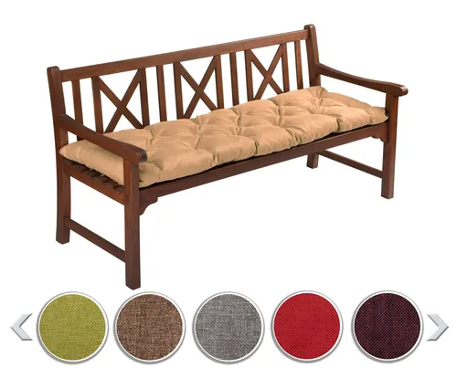 sunnypillow Bankauflage Bankauflage Stuhlkissen viele Farben und Größen zur Auswahl, 170 x 60 cm