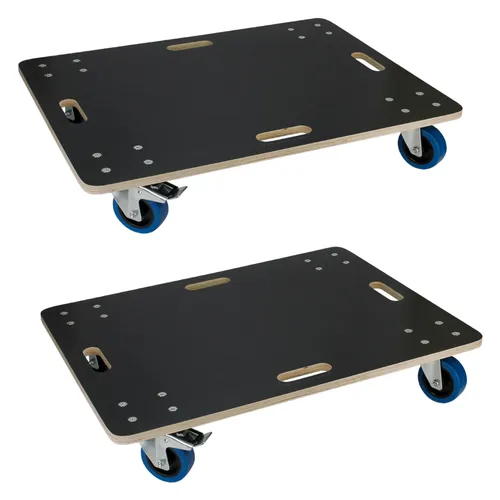 ECD Germany 2er Set Transportroller mit Feststellbremse von ECD Germany