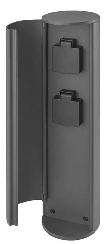Produktbild CMD 9016 Steckdosensäule Aluminium anthrazit