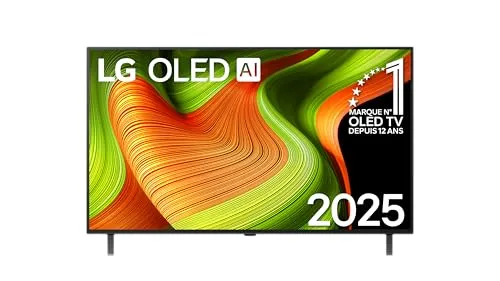 LG OLED TV 2025 | OLED48B5 | 48 Zoll mit Dolby Vision & Atmos - Fernseher mit perfektem Schwarz und 100% Farbtreue für ein Kinoerlebnis zu Hause. Ideal für Gamer mit ultra-flüssigen Bewegungen und einer Reaktionszeit von 0,1 ms.