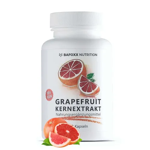 Grapefruitkern Extrakt Kapseln - Nahrungsergänzungsmittel mit 300 mg purem Grapefruitextrakt pro Kapsel, hohe Bioverfügbarkeit und 4 Monate Vorrat. Glutenfrei, zuckerfrei und laborgeprüft für höchste Qualität.