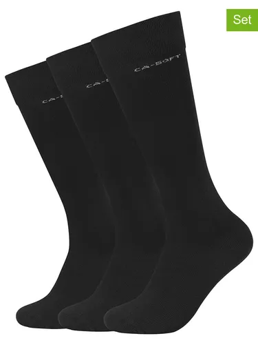 Skechers 3er-Set: Socken in Schwarz, Größe 43-46, Damen